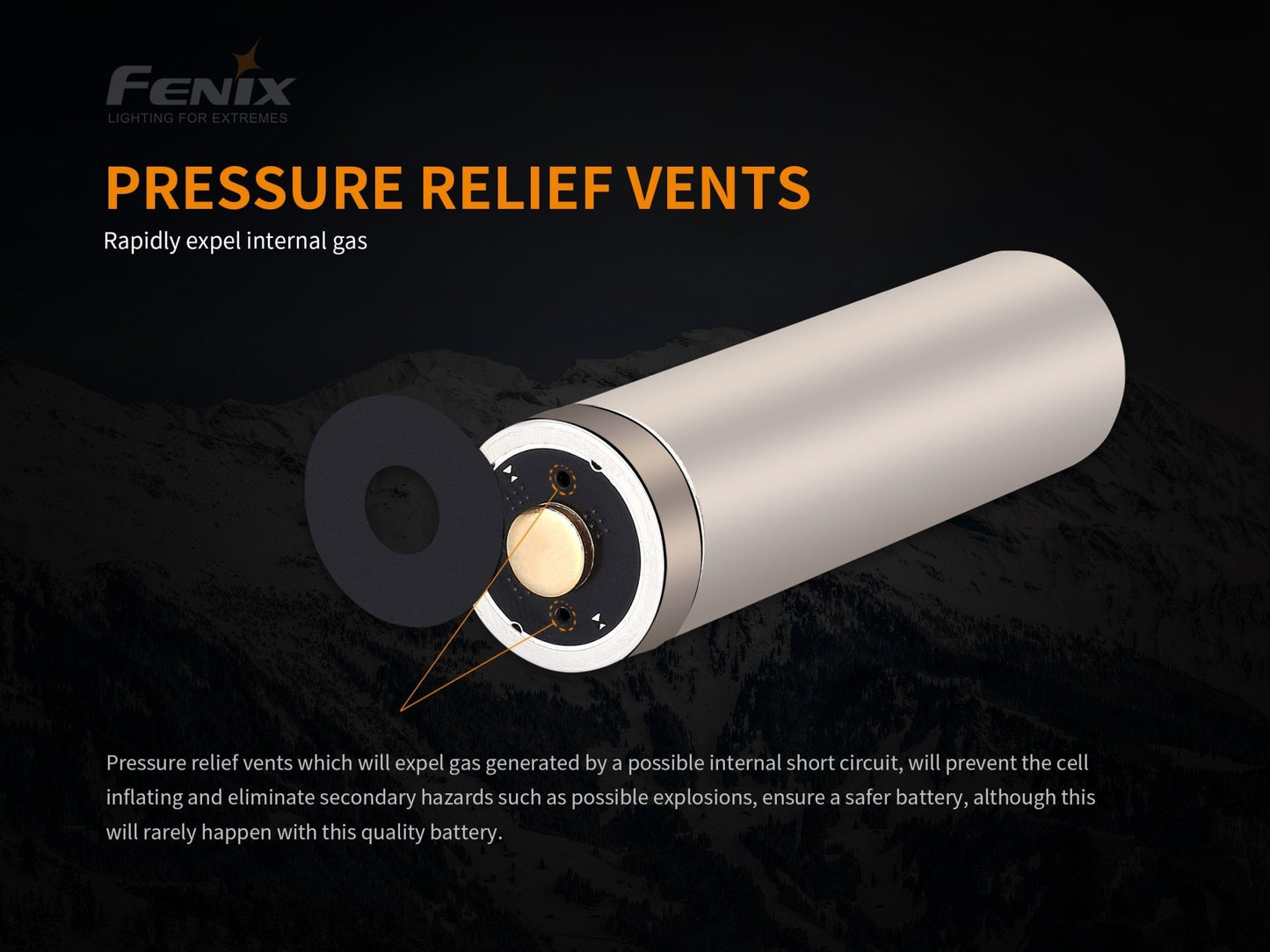 Fenix ARB - L21 - 5000 V2 Rechargeable 21700 Rechargeable Battery - Angler's Pro Tackle & Outdoors