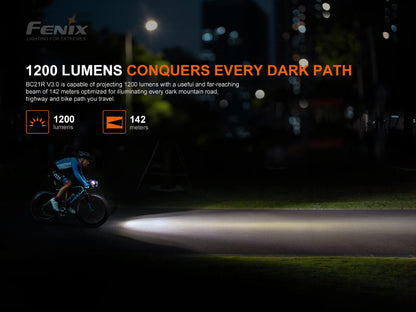 Fenix BC21R V3.0 LED Bike Light - Angler's Pro Tackle & Outdoors