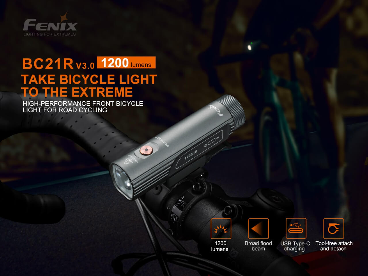 Fenix BC21R V3.0 LED Bike Light - Angler's Pro Tackle & Outdoors