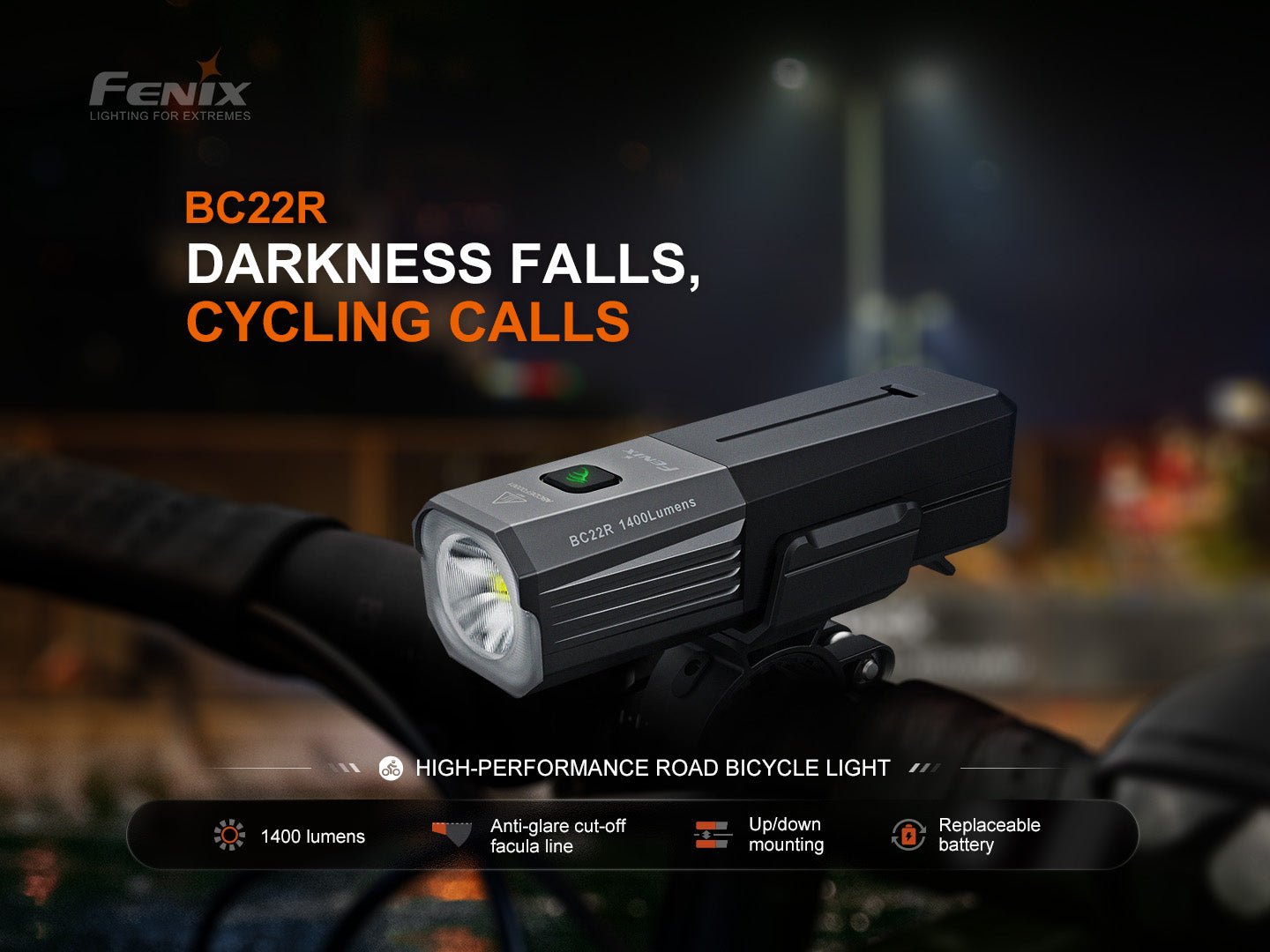 Fenix BC22R High - Performance Road Bike Light - Angler's Pro Tackle & Outdoors