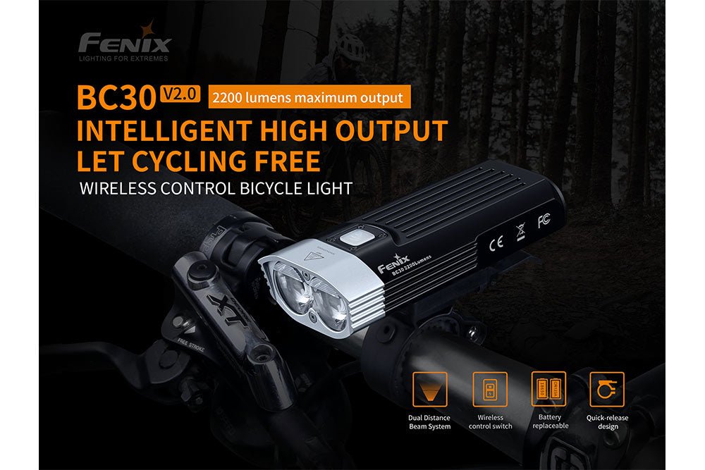 Fenix BC30 V2 LED Bike Light - Angler's Pro Tackle & Outdoors