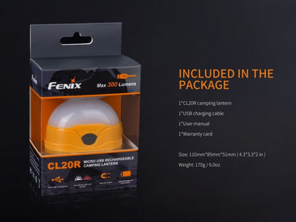 Fenix CL20R LED Rechargeable Camping Lantern - Angler's Pro Tackle & Outdoors