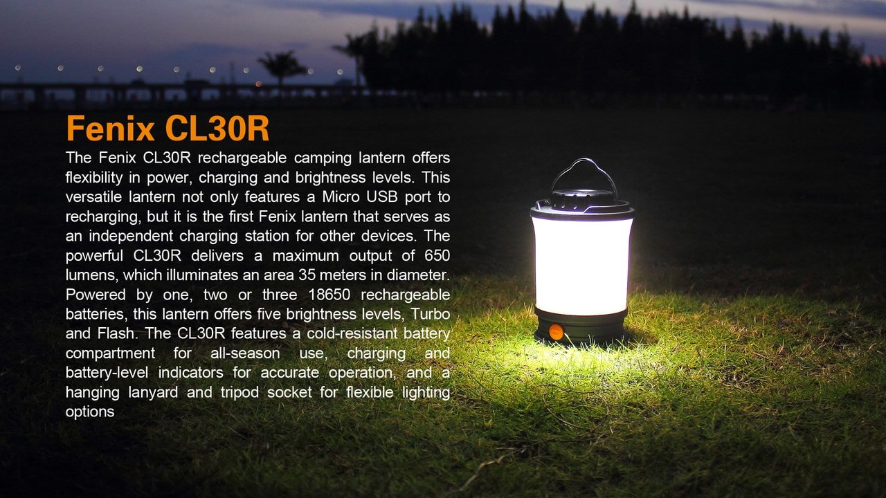 Fenix CL30R LED Camping Lantern - Angler's Pro Tackle & Outdoors