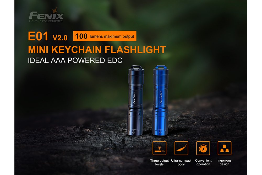 Fenix E01 V2.0 AAA LED Flashlight - Angler's Pro Tackle & Outdoors