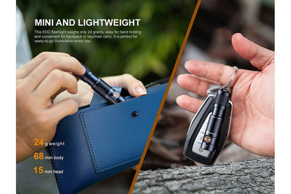 Fenix E05R Mini Keychain LED Flashlight - 400 Lumens - Angler's Pro Tackle & Outdoors