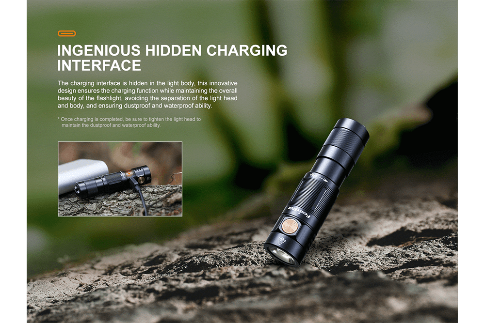 Fenix E09R Rechargeable High - Output Flashlight - 600 Lumens - Angler's Pro Tackle & Outdoors