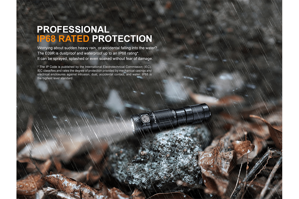 Fenix E09R Rechargeable High - Output Flashlight - 600 Lumens - Angler's Pro Tackle & Outdoors