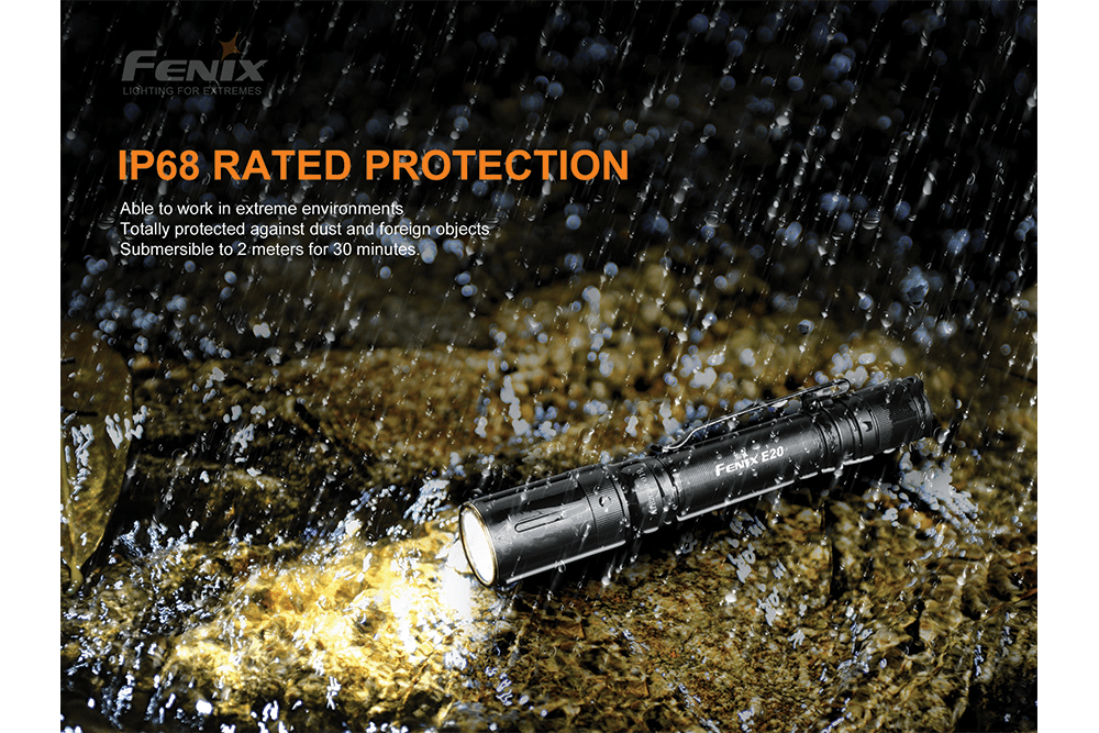 Fenix E20 V2.0 EDC Flashlight - 350 Lumens - Angler's Pro Tackle & Outdoors