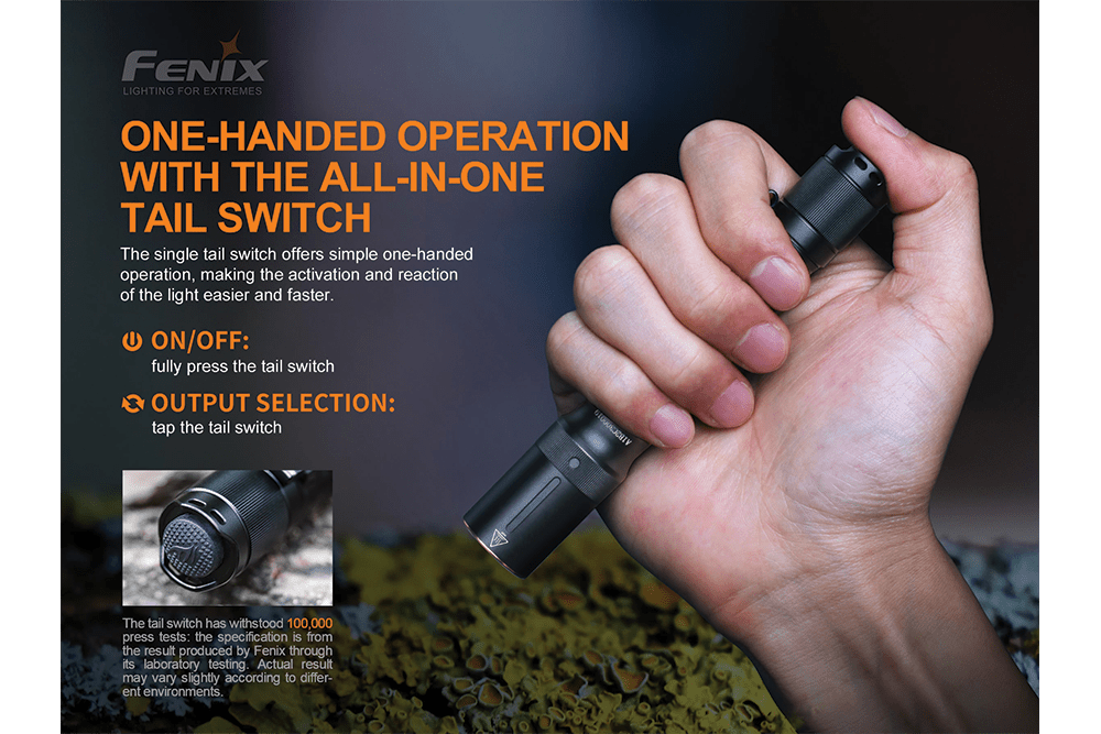 Fenix E20 V2.0 EDC Flashlight - 350 Lumens - Angler's Pro Tackle & Outdoors