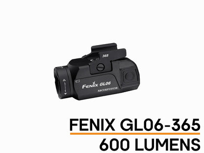 Fenix GL06 Pocket Pistol Tactical LED Light - 600 Lumens - Angler's Pro Tackle & Outdoors