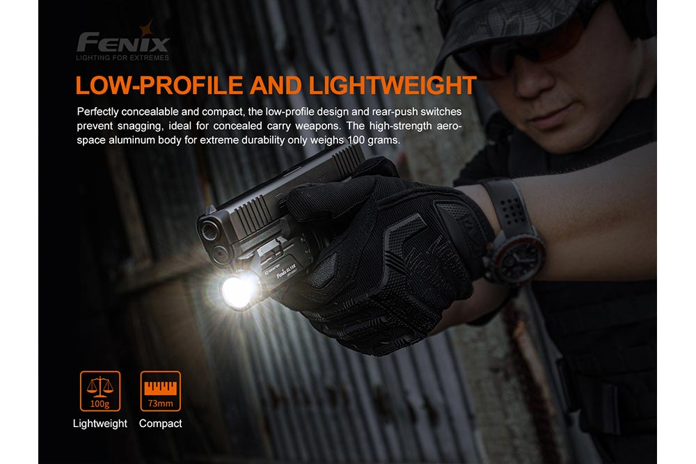 Fenix GL19R Rechargeable Tactical Light - 1200 Lumens - Angler's Pro Tackle & Outdoors