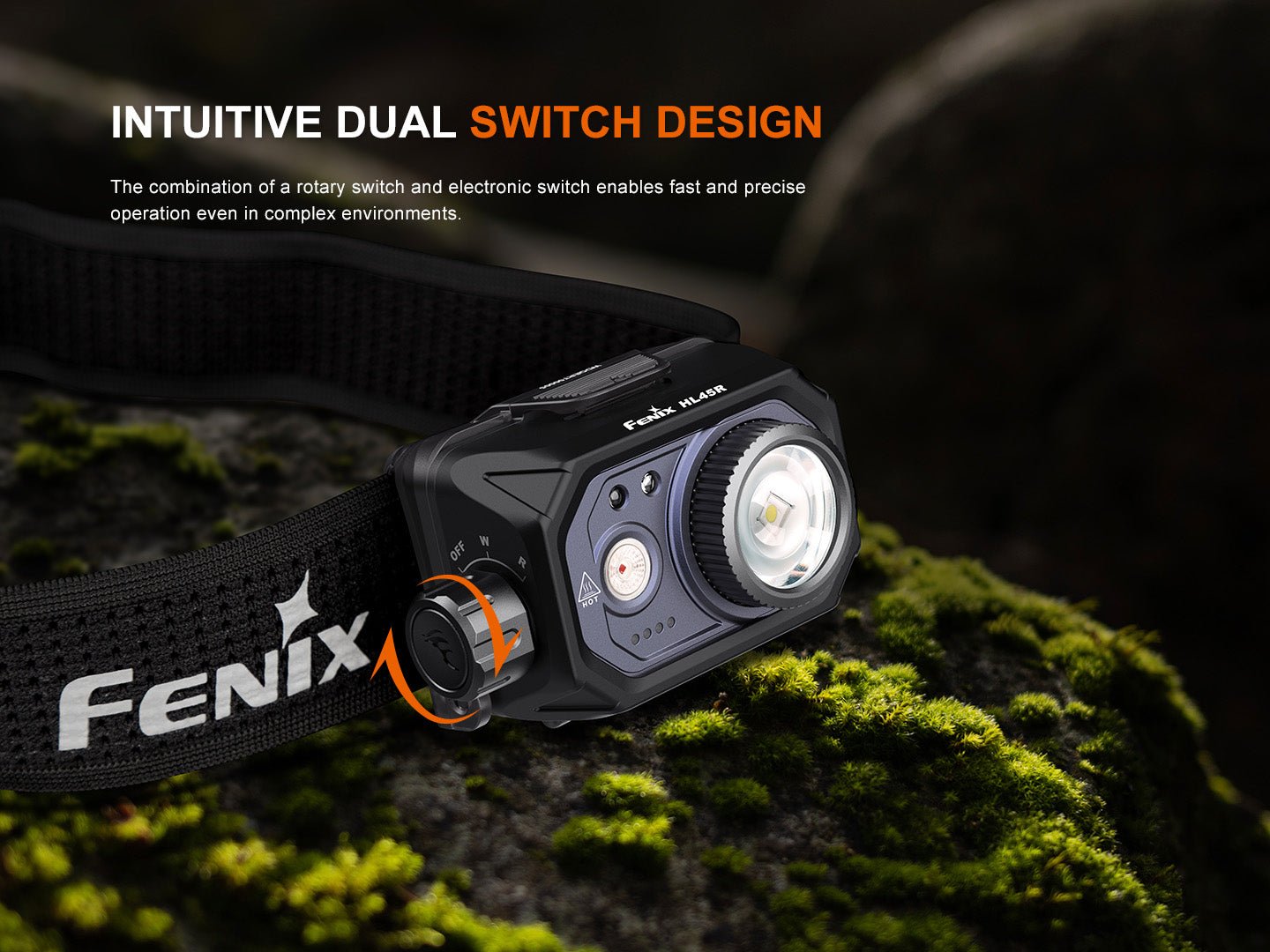 Fenix HL45R Rechargeable Focusing Gesture - Sensing Headlamp - Angler's Pro Tackle & Outdoors