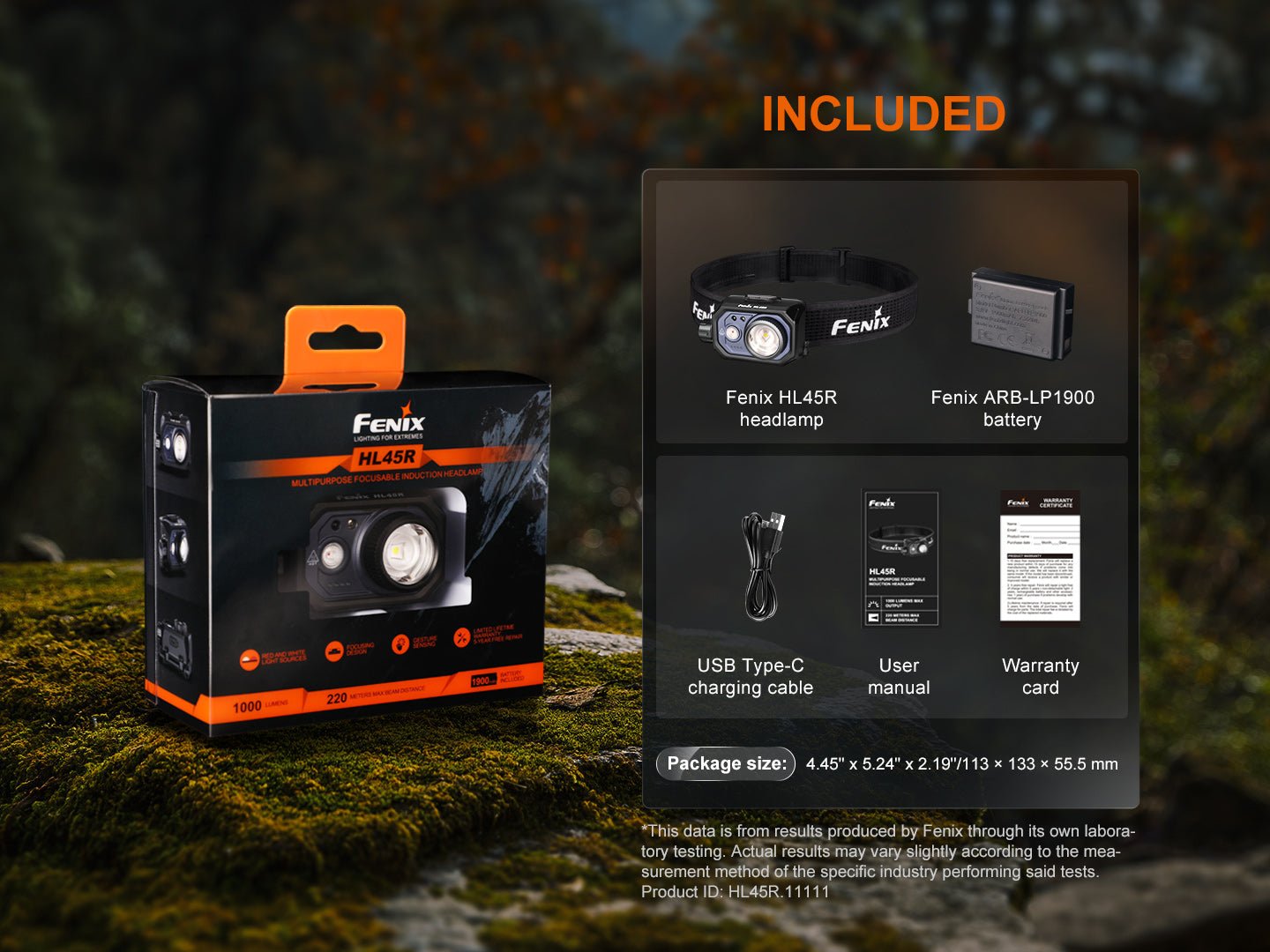 Fenix HL45R Rechargeable Focusing Gesture - Sensing Headlamp - Angler's Pro Tackle & Outdoors