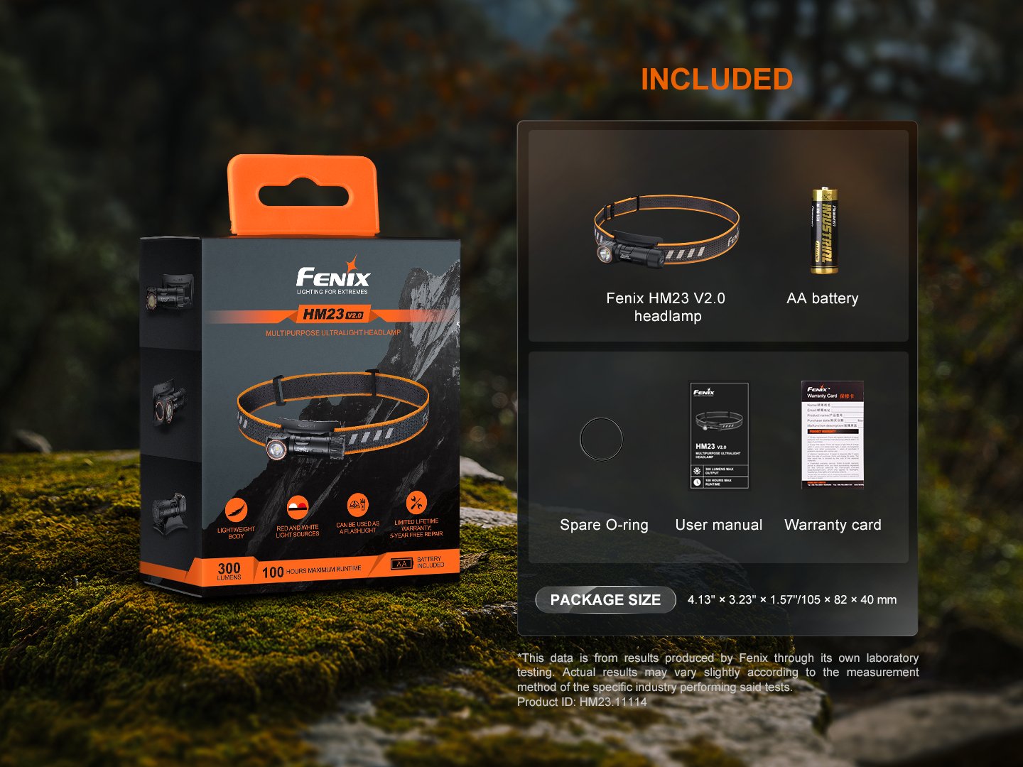 Fenix HM23 V2.0 Lightweight Detachable Headlamp - Angler's Pro Tackle & Outdoors