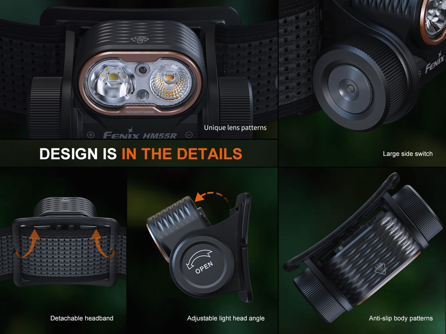 Fenix HM55R Lightweight Multi - LED Headlamp - Angler's Pro Tackle & Outdoors