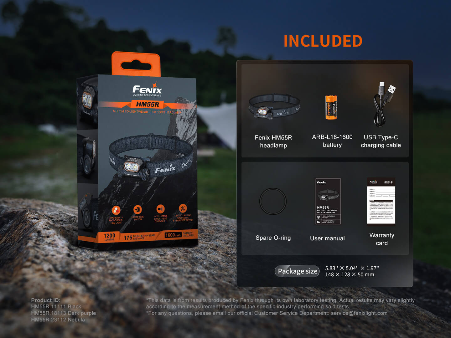 Fenix HM55R Lightweight Multi - LED Headlamp - Angler's Pro Tackle & Outdoors