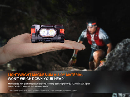 Fenix HM65R - T V2 Rechargeable Lightweight Trail Running Headlamp - Angler's Pro Tackle & Outdoors