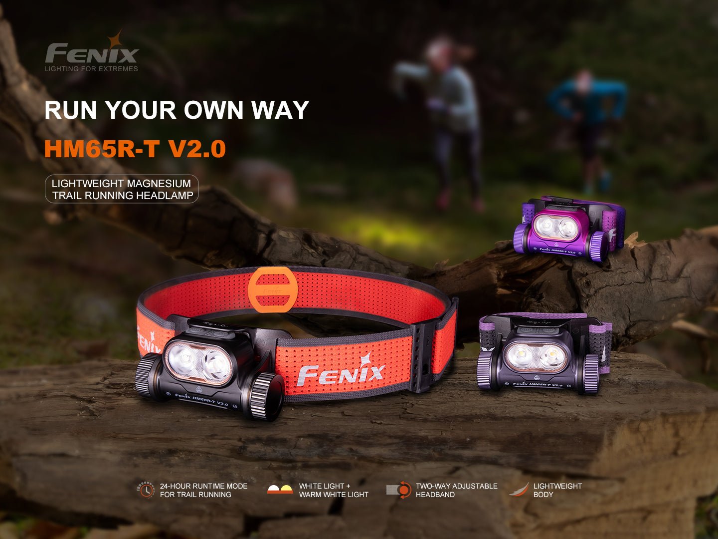 Fenix HM65R - T V2 Rechargeable Lightweight Trail Running Headlamp - Angler's Pro Tackle & Outdoors