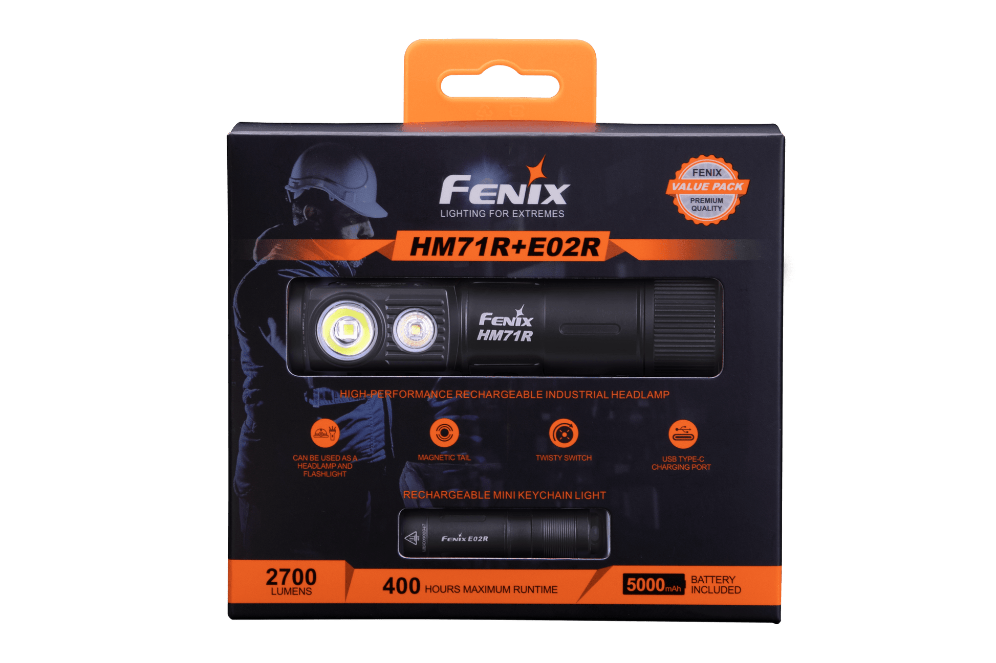 Fenix HM71R Rechargeable Industrial LED Headlamp - Angler's Pro Tackle & Outdoors