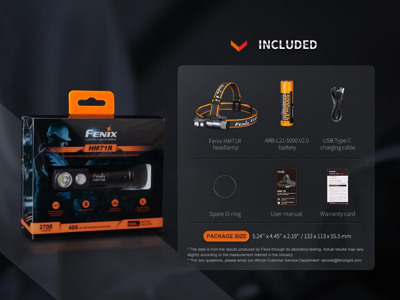 Fenix HM71R Rechargeable Industrial LED Headlamp - Angler's Pro Tackle & Outdoors