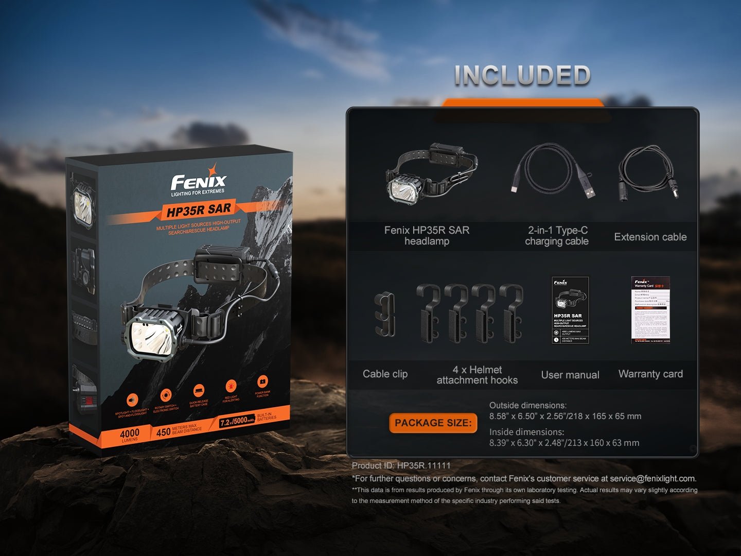 Fenix HP35R Search and Rescue Headlamp - Angler's Pro Tackle & Outdoors