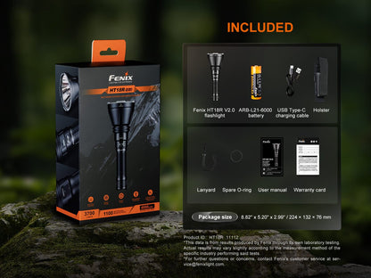 Fenix HT18R V2 Long - Range Hunting Flashlight - Angler's Pro Tackle & Outdoors