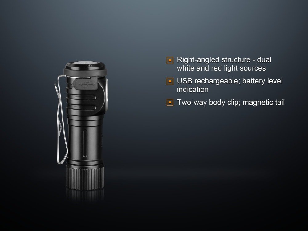 Fenix LD15R Right-Angled Rechargeable LED Flashlight - Angler's Pro Tackle & Outdoors