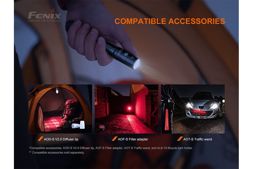 Fenix LD22 V2 Compact LED Flashlight - 800 Lumens - Angler's Pro Tackle & Outdoors