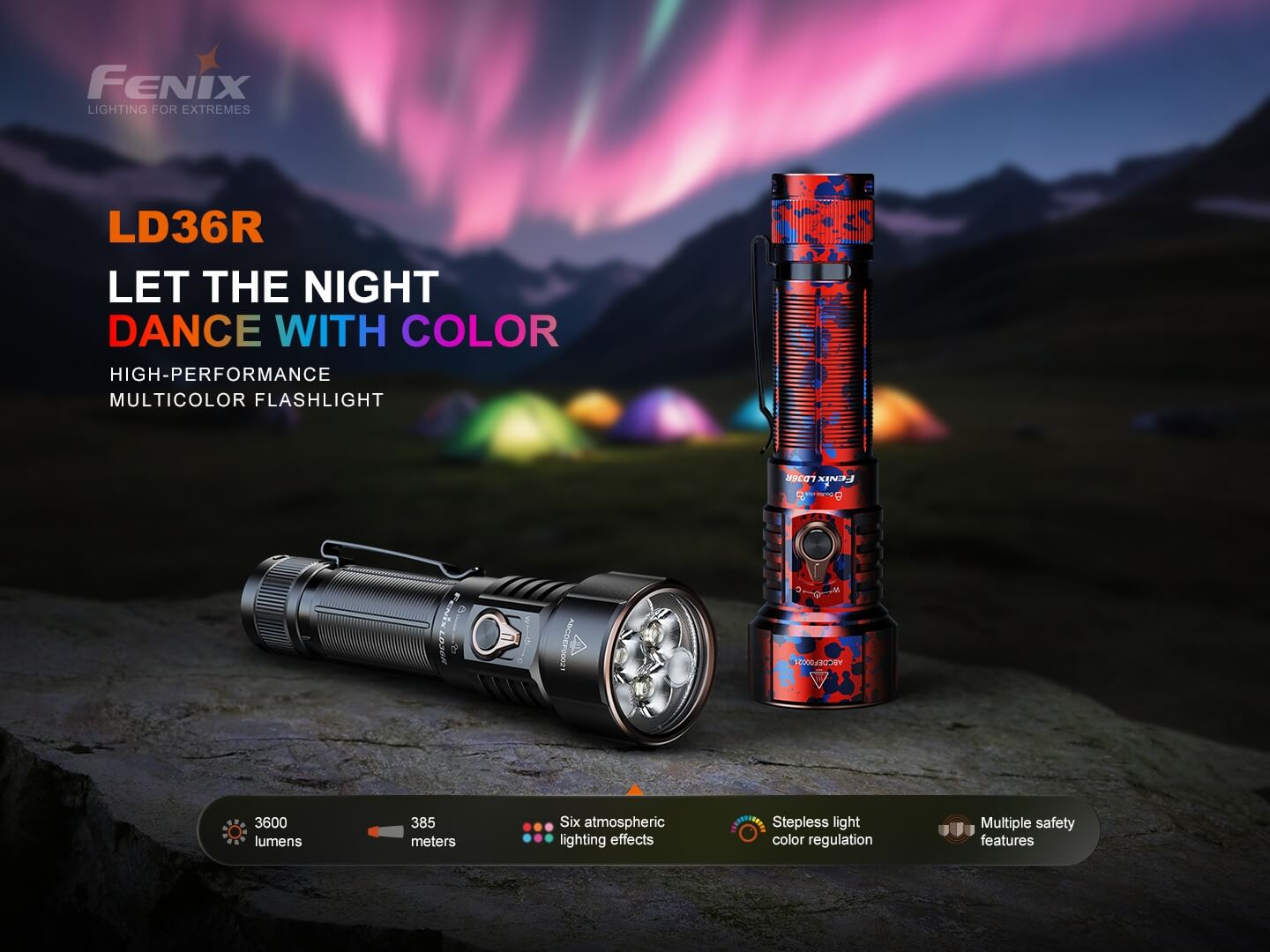Fenix LD36R Multicolor Flashlight - Angler's Pro Tackle & Outdoors