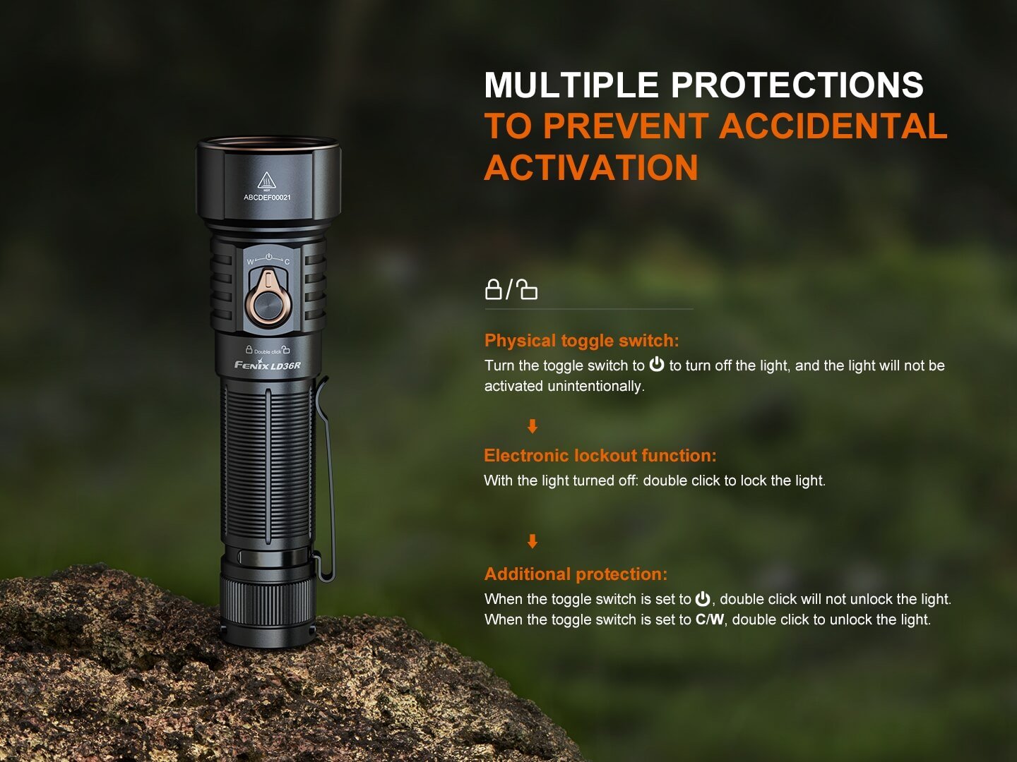 Fenix LD36R Multicolor Flashlight - Angler's Pro Tackle & Outdoors