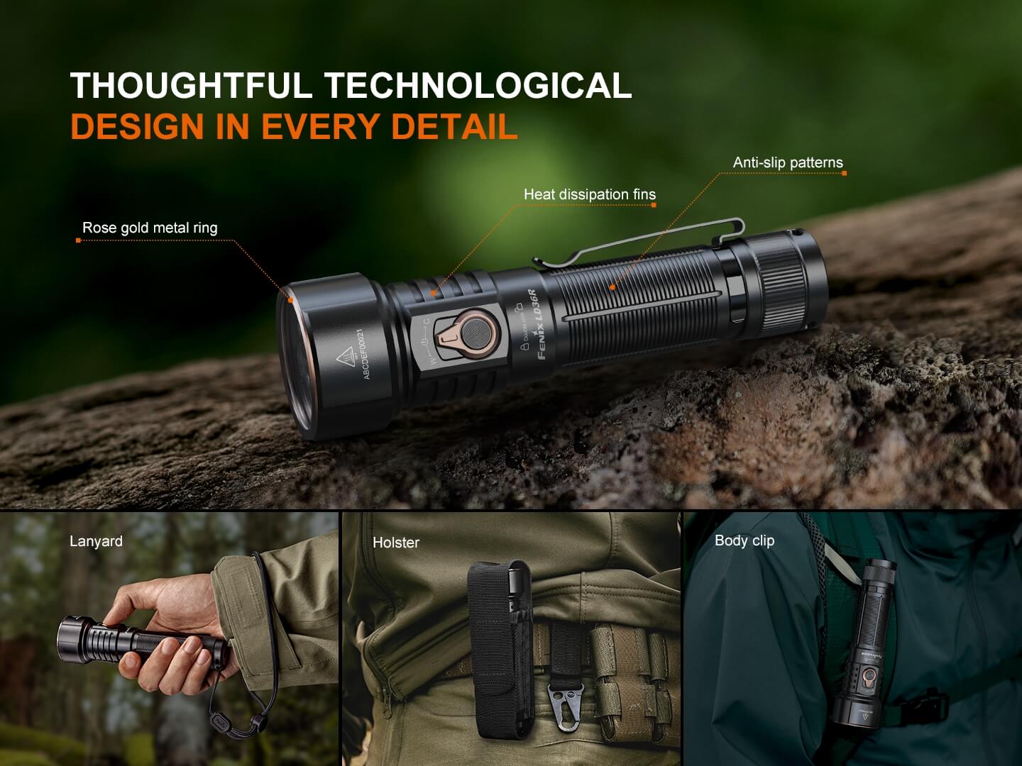 Fenix LD36R Multicolor Flashlight - Angler's Pro Tackle & Outdoors