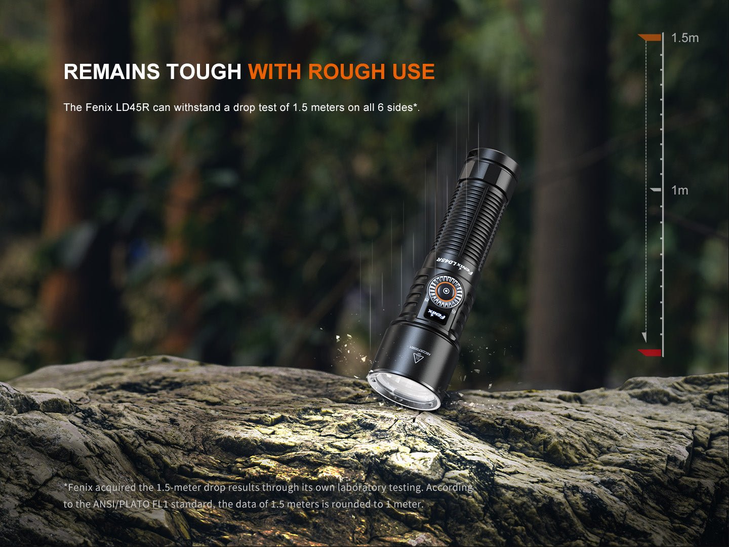 Fenix LD45R Digital Focus Rechargeable LED Flashlight - Angler's Pro Tackle & Outdoors