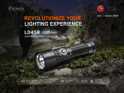 Fenix LD45R Digital Focus Rechargeable LED Flashlight - Angler's Pro Tackle & Outdoors