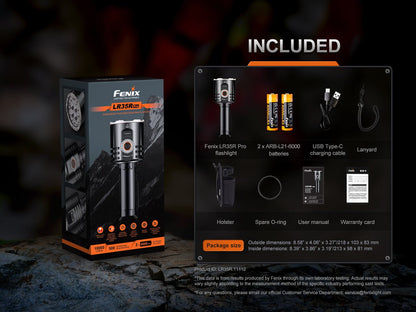 Fenix LR35R PRO Rechargeable Palm - Sized Searchlight - Angler's Pro Tackle & Outdoors