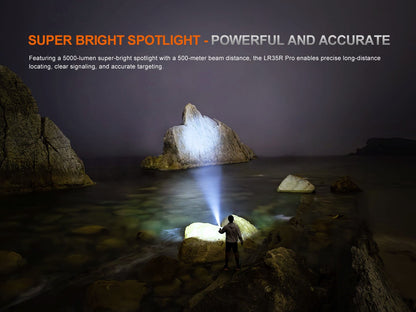 Fenix LR35R PRO Rechargeable Palm - Sized Searchlight - Angler's Pro Tackle & Outdoors