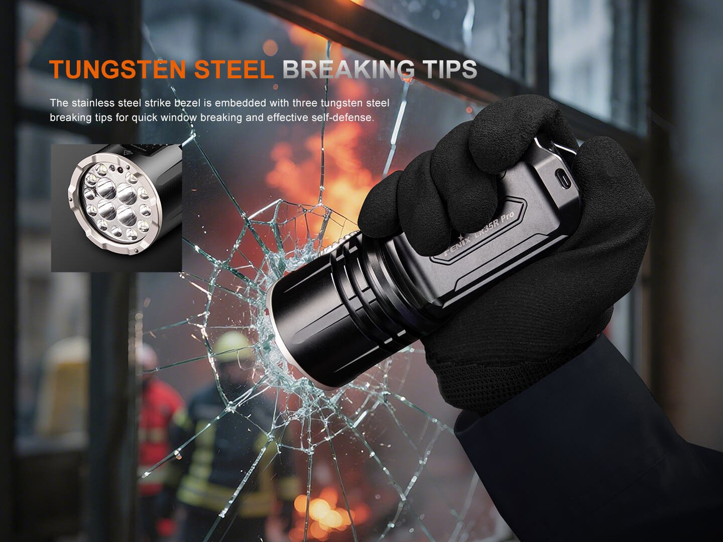Fenix LR35R PRO Rechargeable Palm - Sized Searchlight - Angler's Pro Tackle & Outdoors
