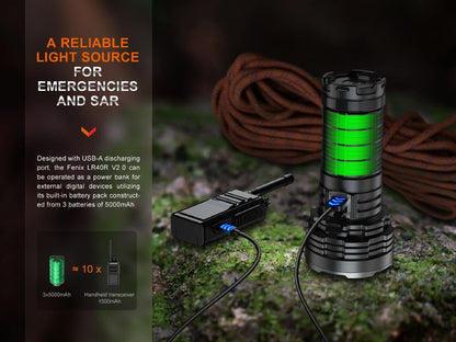 Fenix LR40R V2.0 Rechargeable LED Searchlight - Angler's Pro Tackle & Outdoors