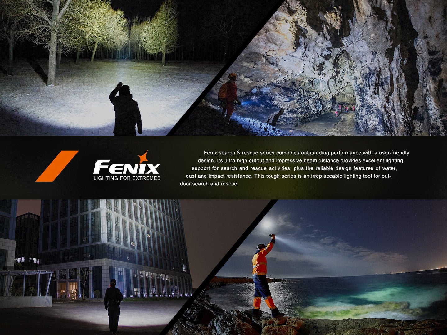 Fenix LR60R Rotary Switch Rechargeable Searchlight - 21000 Lumens - Angler's Pro Tackle & Outdoors