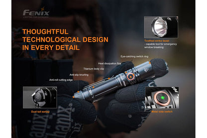 Fenix PD35 V3.0 Everyday Carry Flashlight - 1700 Lumens - Angler's Pro Tackle & Outdoors