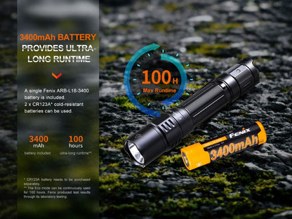 Fenix PD35R Compact Rechargeable Tactical Flashlight - Angler's Pro Tackle & Outdoors