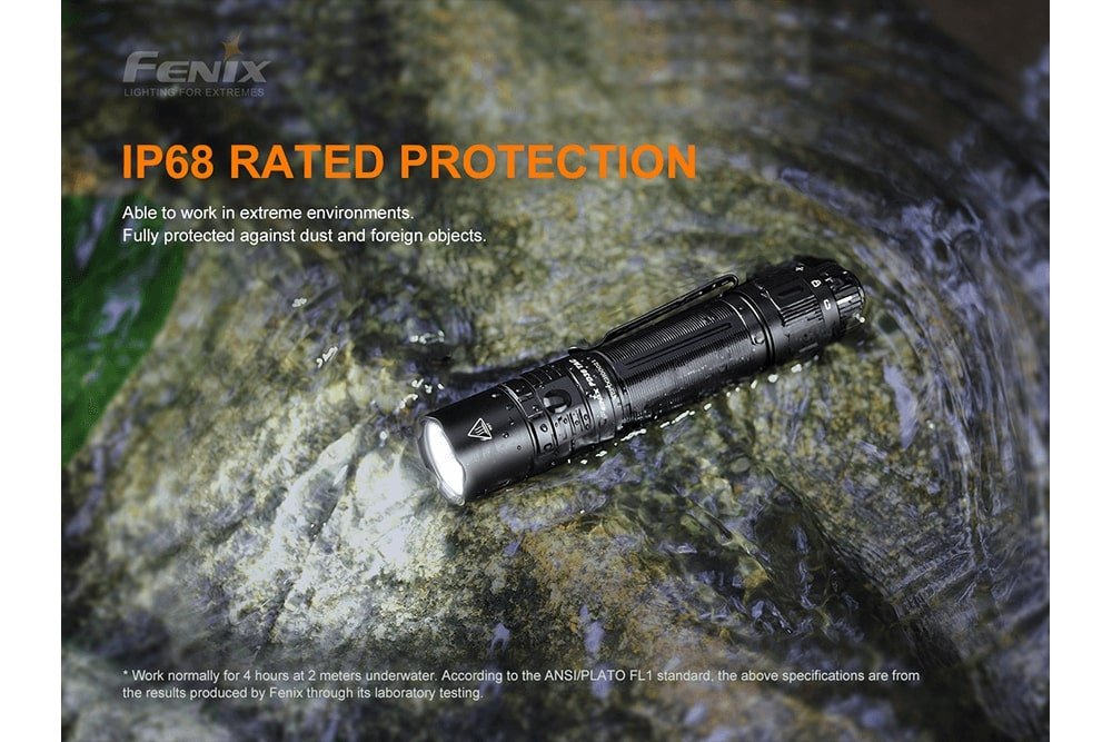 Fenix PD36 TAC Tactical Flashlight - 3000 Lumens - Angler's Pro Tackle & Outdoors