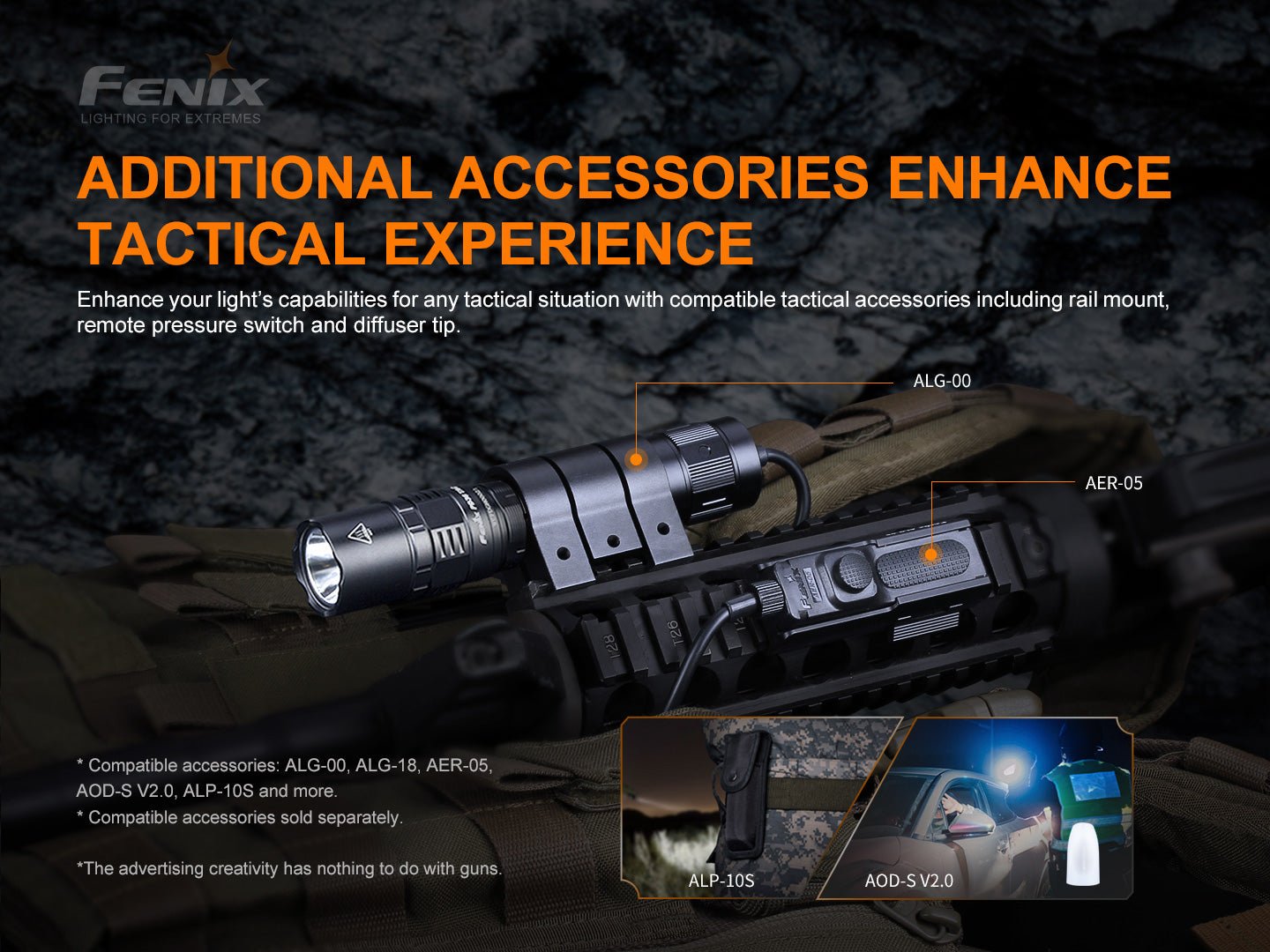 Fenix PD36 TAC Tactical Flashlight - 3000 Lumens - Angler's Pro Tackle & Outdoors