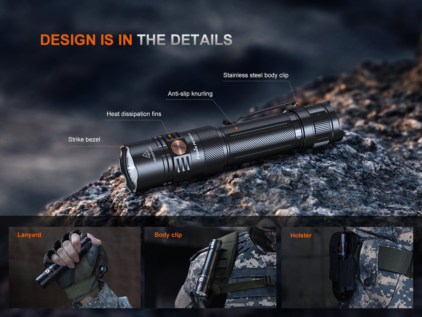 Fenix PD36R ACE Customizable Multi - Mode Flashlight - Angler's Pro Tackle & Outdoors