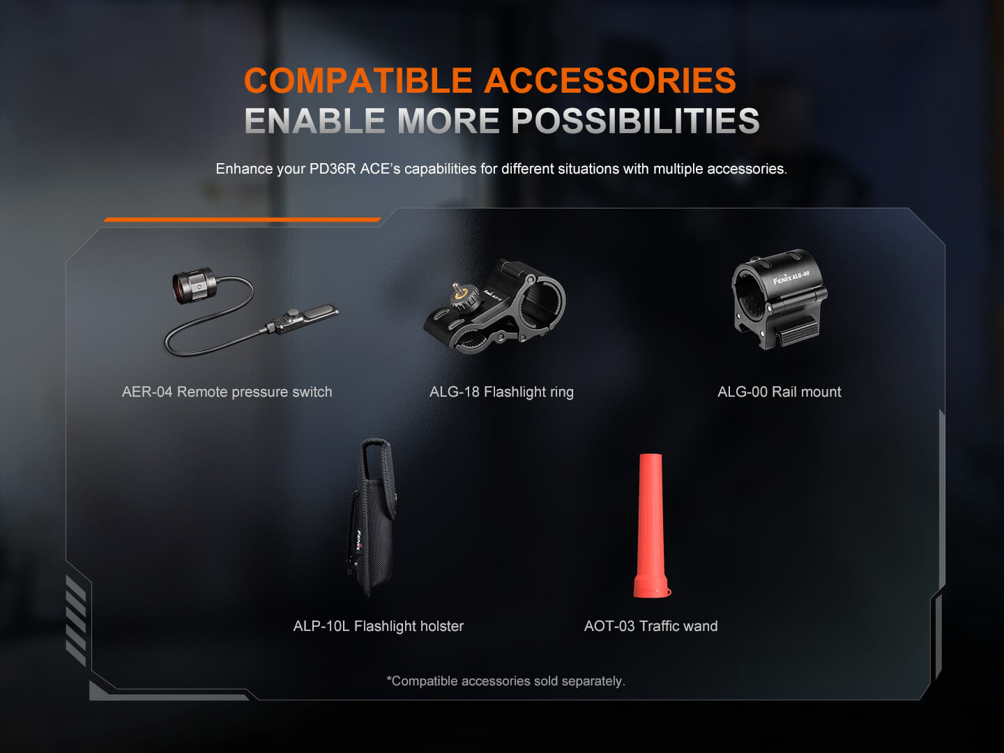 Fenix PD36R ACE Customizable Multi - Mode Flashlight - Angler's Pro Tackle & Outdoors