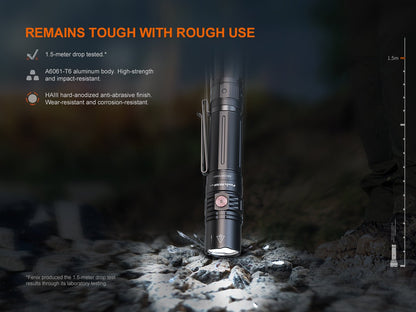 Fenix PD36R V2 Compact Rechargeable Tactical Flashlight - 1700 Lumens - Angler's Pro Tackle & Outdoors