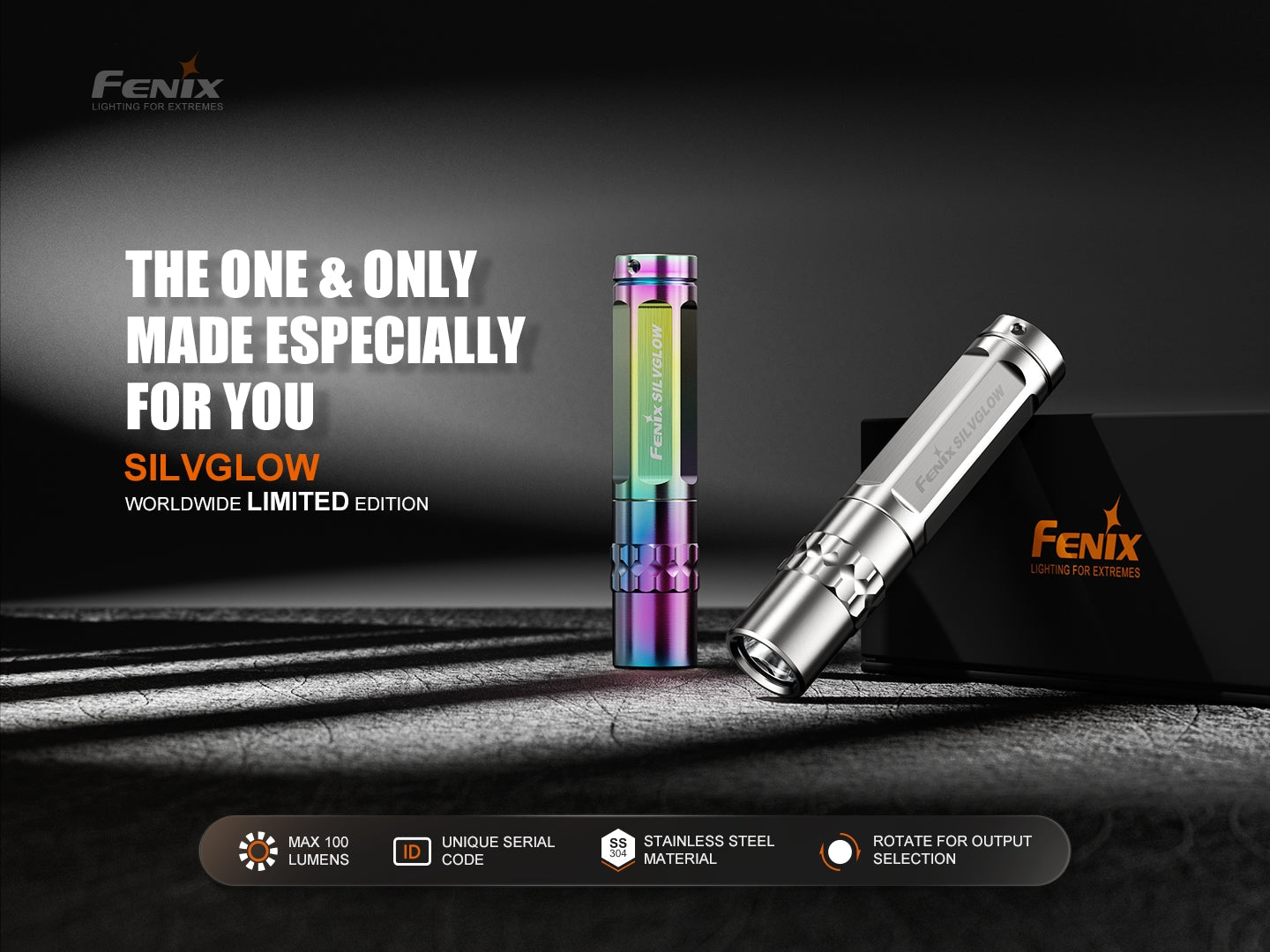 Fenix SilvGlow Limited Edition Collector's AAA Flashlight - Angler's Pro Tackle & Outdoors