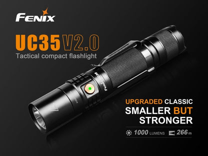 Fenix UC35 V2.0 LED Rechargeable EDC Flashlight - Angler's Pro Tackle & Outdoors