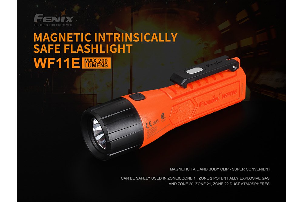 Fenix WF11E Intrinsically Safe Flashlight - Angler's Pro Tackle & Outdoors