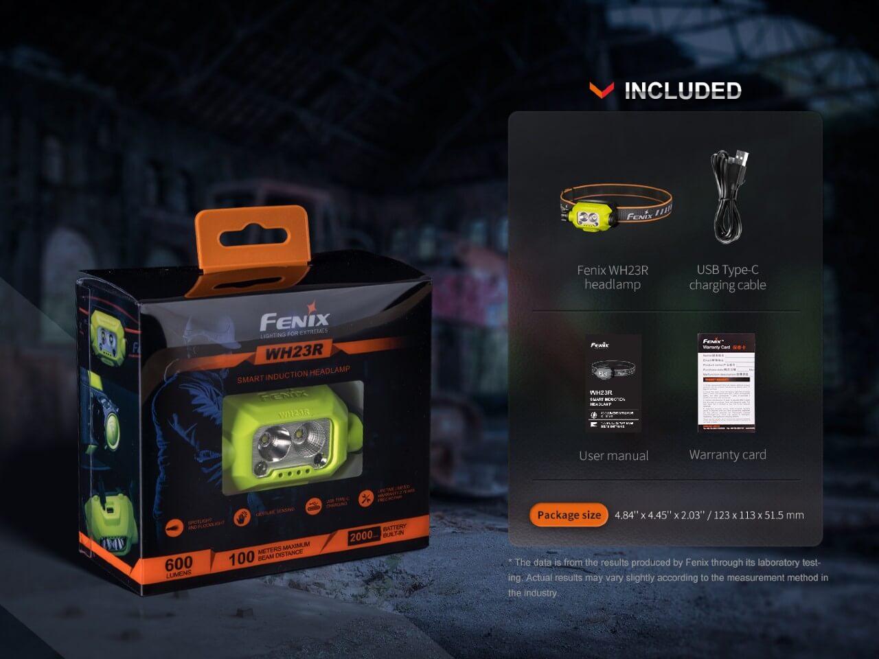 Fenix WH23R Gesture Sensing Industrial LED Headlamp - Angler's Pro Tackle & Outdoors