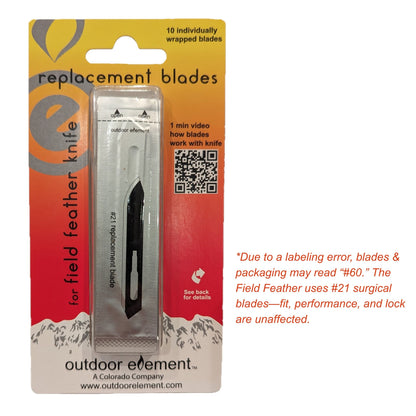 Hunting Surgical Blade Replacements 10pkOutdoor Element